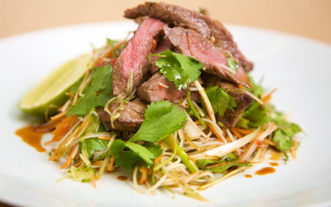 Asian Style Venison and Coriander Salad_Silverside_Sophie Wright_Photo